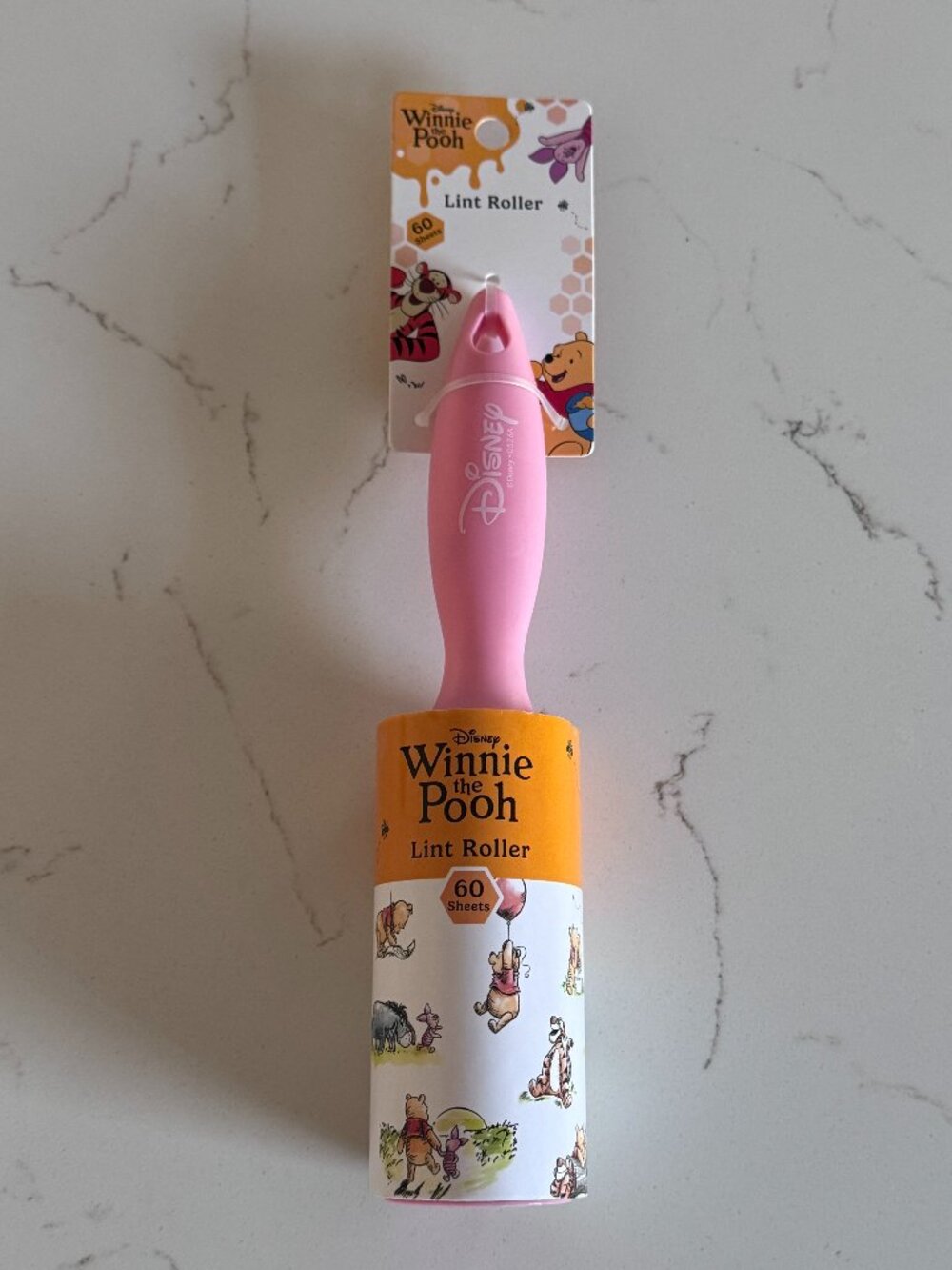 Disney Winnie the Pooh Lint Roller Hair Remover for Clothes/Upholstery 60 Sheets